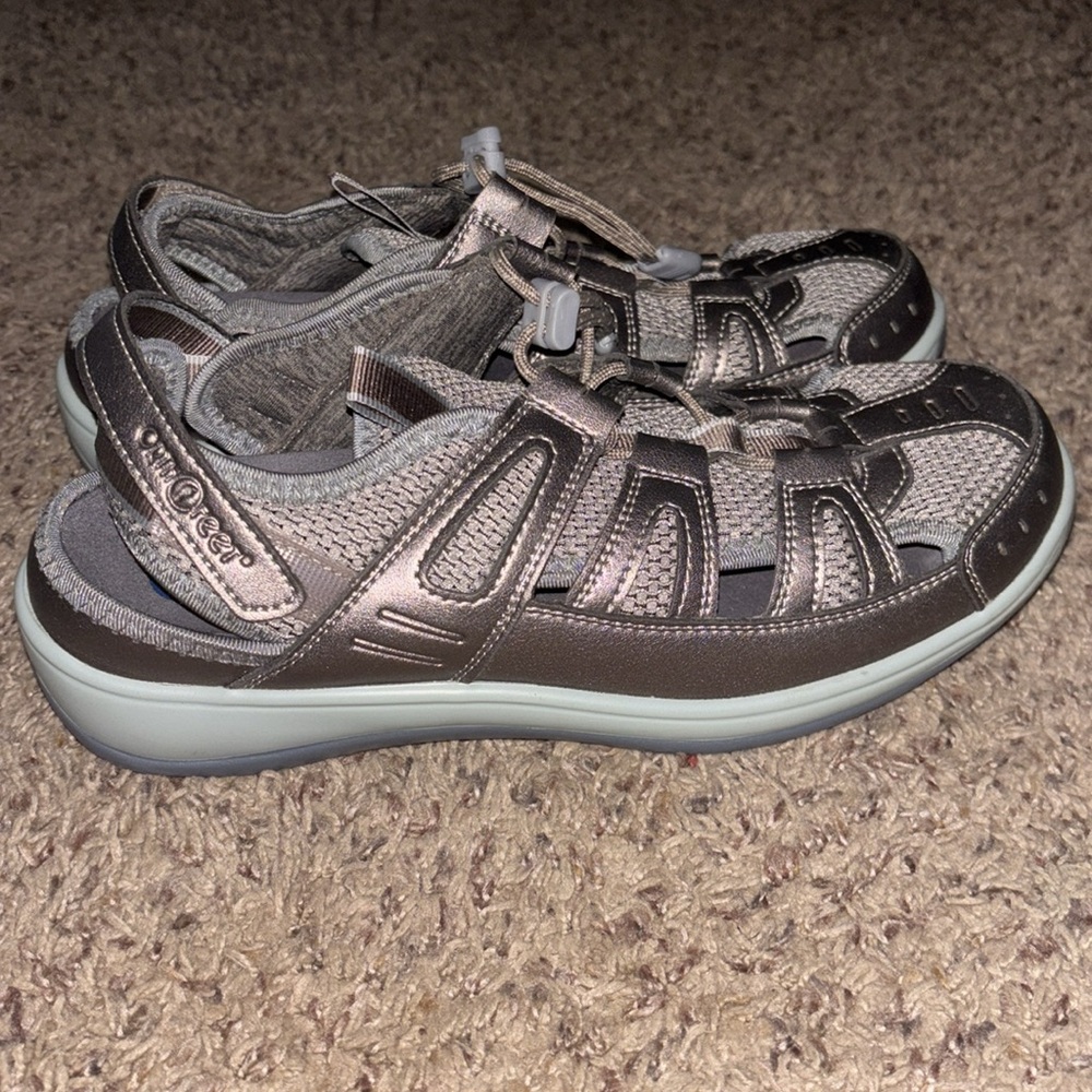 Orthofeet Women's Orthopedic Soft Microfiber Verona Sandals size 9.5 - Picture 10 of 14